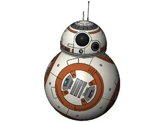 BB-8 Star Wars 3D Model preview