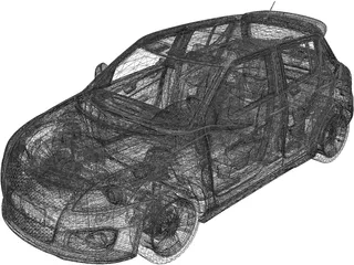 Suzuki Swift Sport 3D Model preview
