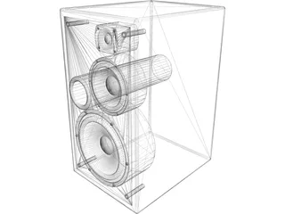 Edifier R2700 Speaker 3D Model preview