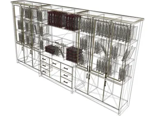 Cupboard 3D Model preview