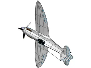 Supermarine Spitfire 3D Model preview
