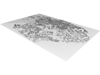 Berlin City 3D Model preview