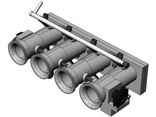 Custom ITB Manifold 3D Model preview