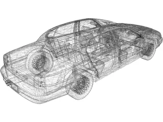 Chrysler New Yorker LHS (1995) 3D Model preview