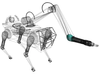 Boston Dynamics Spotmini 3D Model preview
