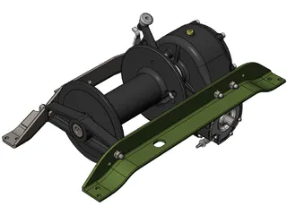 Winch 3D Model preview