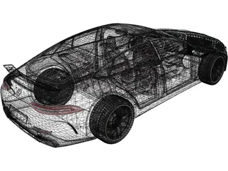 Mercedes-AMG GT63S (2019) 3D Model preview