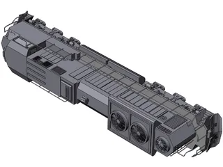 EMD SD70AC 3D Model preview