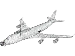 Boeing Airborne Laser YAL-1 3D Model preview