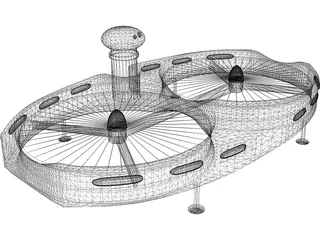 Air Scout UAV 3D Model preview