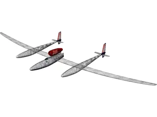Virgin Atlantic GlobalFlyer 3D Model preview
