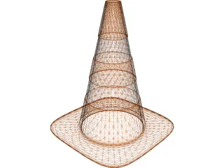 Traffic Cone 3D Model preview