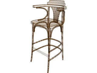Stool Cuppa 3D Model preview