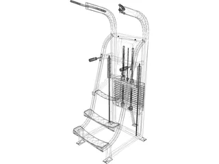 CD2700 Simulator GYM 3D Model preview