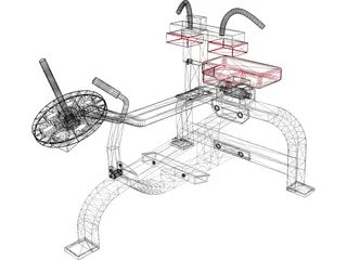 CF2363 GYM 3D Model preview
