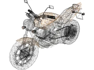Honda Hornet 3D Model preview