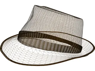 Fedora Hat 3D Model preview