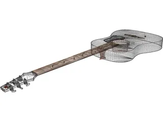 Guitar 3D Model preview
