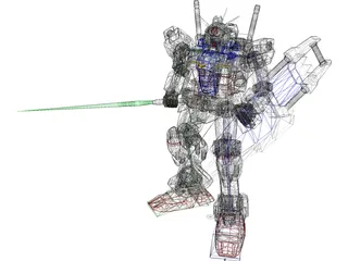 Gundum 3D Model preview