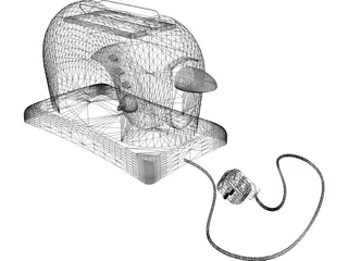Toaster 3D Model preview