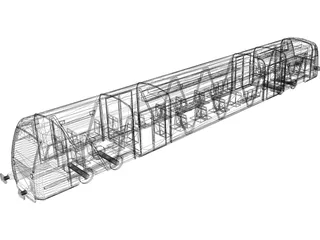 Regio Shuttle 3D Model preview