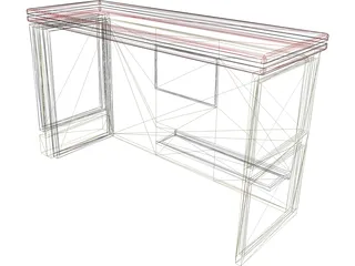 Bus Stop 3D Model preview