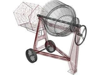 Portable Mixer 3D Model preview