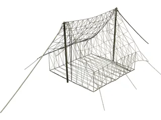 Camping Tent 3D Model preview