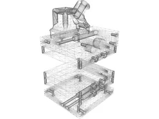 Electrovalve HDM 3D Model preview