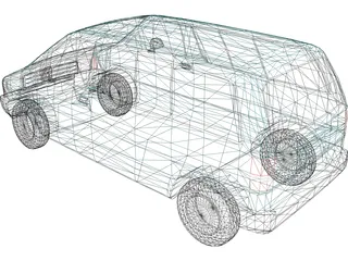 Fiat Ulysse 3D Model preview