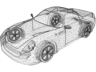 Exclusive Car 3D Model preview