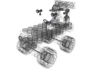 Lego Fire Truck 3D Model preview