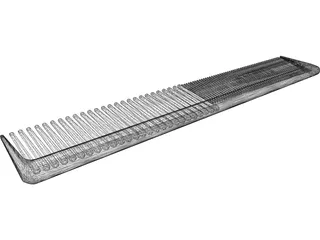 Comb Brush 3D Model preview