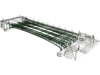 European Bridge 3D Model preview