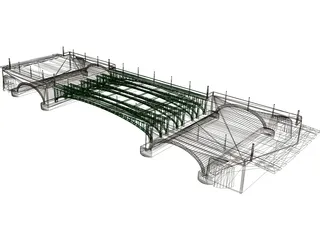 European Bridge 3D Model preview