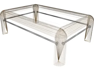 Table Rectangular 3D Model preview