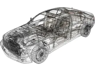 BMW 760iL 3D Model preview