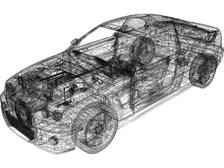 BMW M3 3D Model preview