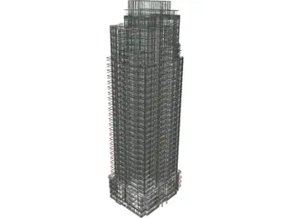 Condo Building 3D Model preview