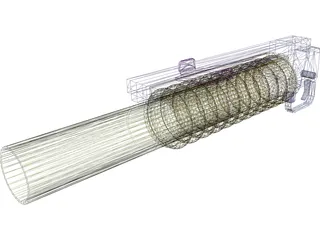 M203 3D Model preview