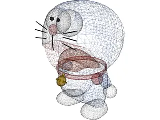 Doraemon 3D Model preview