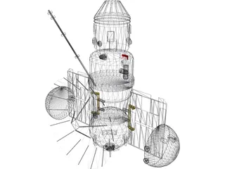 Zond Probe 3D Model preview
