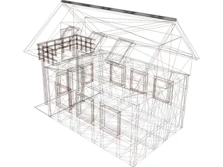 Weekender House 3D Model preview