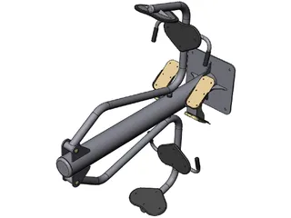 TR-4A Fitness Equipment 3D Model preview