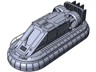 Hovercraft 3D Model preview