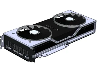 Nvidia GeForce RTX 2080 Founders Edition 3D Model preview