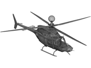 Bell OH-58 3D Model preview