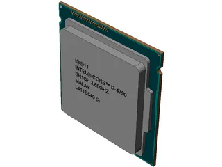 Intel Core i7-4790 CPU 3D Model preview