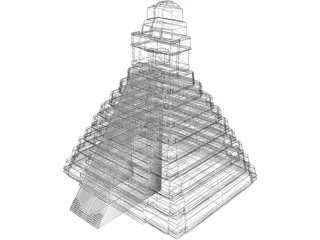Tikal 3D Model preview