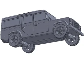 Land Rover Defender 110 3D Model preview